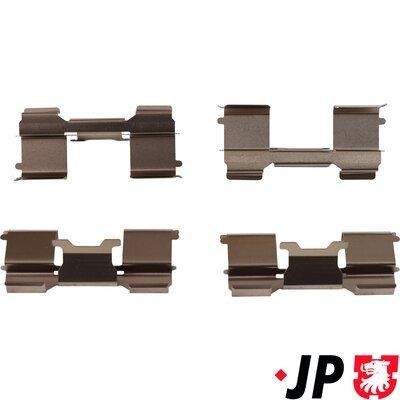JP GROUP Monteringssett, bremseklosser 3364003510 3364003510 Tibehørsett, skivebremse belegg JP GROUP FIAT ARGENTA