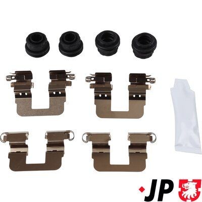 JP GROUP Monteringssett, bremseklosser 3464002210 Tibehørsett, skivebremse belegg JP GROUP Honda PRELUDE 3464002210