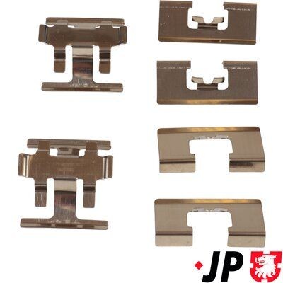 JP GROUP Monteringssett, bremseklosser 3464002410 Tibehørsett, skivebremse belegg JP GROUP PRELUDE 3464002410 billige