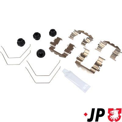 JP GROUP Monteringssett, bremseklosser 3564002310 Tibehørsett, skivebremse belegg JP GROUP H-1 Kassevogn 3564002310 billige