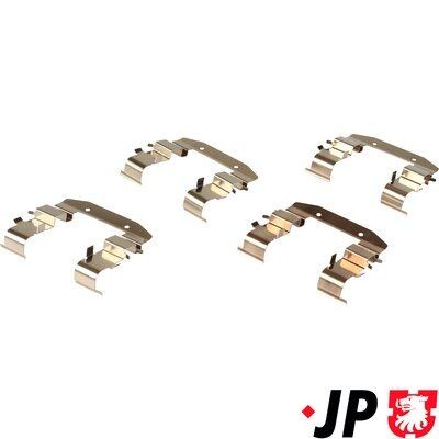 JP GROUP Sada príslużenstva oblożenia kotúčovej brzdy 3664002510 Sada príslużenstva oblożenia kotúčovej brzdy JP GROUP Kia CEE'D 3664002510