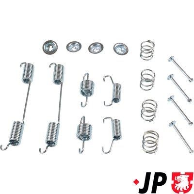 JP GROUP Accessory Kit, brake shoes 3764001610 JP GROUP 3764001610 genuine Land Rover Defender Convertible brake shoe fitting kit price