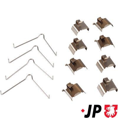 JP GROUP Accessory Kit, disc brake pads 3864002910 Mazda 2 JP GROUP brake pad fitting kit 3864002910