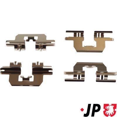 JP GROUP Accessory Kit, disc brake pads 3864003210 3864003210 JP GROUP brake pad fitting kit for MAZDA 2