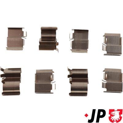 JP GROUP Kit de acessórios, pastilhas de travão 3964002110 Kit de acessórios, pastilhas de travão JP GROUP Mitsubishi L 400 3964002110
