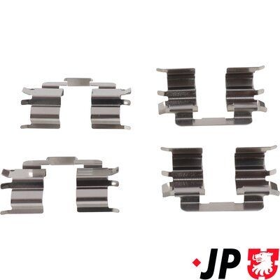 JP GROUP Piederumu komplekts, Disku bremžu uzlikas 4064002610 Piederumu komplekts, disku bremžu uzlikas JP GROUP KUBISTAR 4064002610 lēti