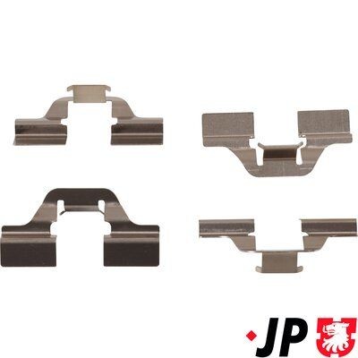 JP GROUP Accessoireset, schijfremblok 4364003710 4364003710 Accessoireset, schijfremblok JP GROUP RENAULT RAPID Kasten