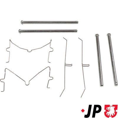 JP GROUP Monteringssett, bremseklosser 4864002510 Tibehørsett, skivebremse belegg JP GROUP GX 4864002510 billige