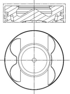 MAHLE Πιστόνι 001 PI 00178 002 MAHLE 001 PI 00178 002 Πιστονι Sprinter 4-t (907, 910) φθηνά