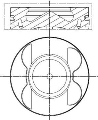 MAHLE Kolvid 001 PI 00190 000 MAHLE 001 PI 00190 000 Kolvid Mercedes Sprinter Buss 906 odav