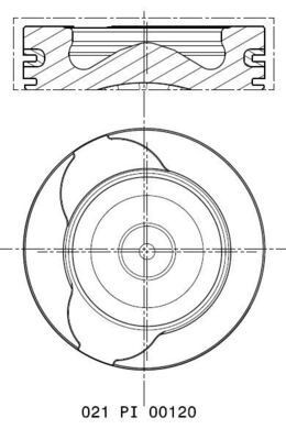 MAHLE Pistone motore 021 PI 00120 000 MAHLE 021 PI 00120 000 Pistone Grand Kangoo III MPV originale prezzo