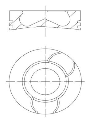 Πιστόνι MAHLE 021 PI 00124 002 MAHLE 021 PI 00124 002: Πιστονι Renault Symbol 2003