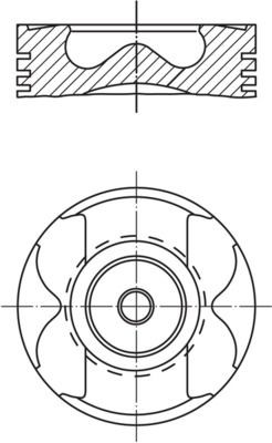 MAHLE Πιστόνι 021 PI 00125 002 021 PI 00125 002 Πιστονι RENAULT MEGANE MAHLE