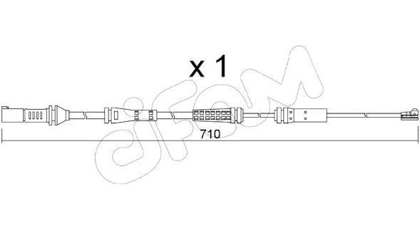 CIFAM Sensore di usura delle pastiglie freni SU.376 CIFAM SU.376 Sensore usura pastiglie freni TOYOTA Corona VIII Sedan (T170) originale prezzo