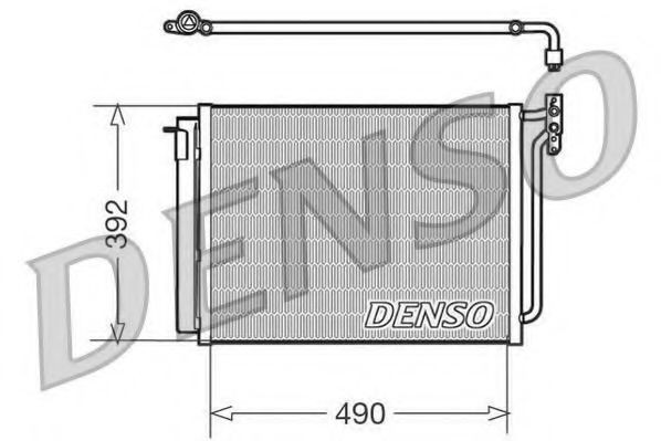 DENSO Kondensator, klimaanlegg DCN05009 Radiator AC DENSO BMW X2 DCN05009