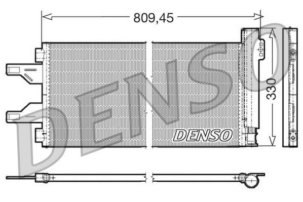 DENSO Condensor voor airco DCN07050 Airconditioning condensor DENSO QUBO DCN07050 goedkoop