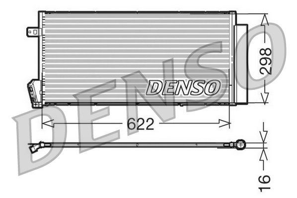 DENSO Condensatore climatizzatore DCN09018 DCN09018 Radiatore aria condizionata DENSO FIAT 127 costo