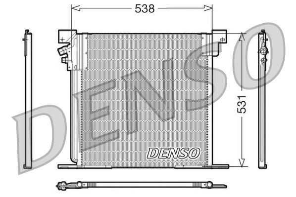 DENSO DCN17030 Air conditioning condenser DENSO DCN17030 Air conditioning condenser