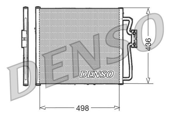 DENSO Condensatore climatizzatore DCN23009 DCN23009 costo Radiatore aria condizionata RENAULT MASTER DENSO