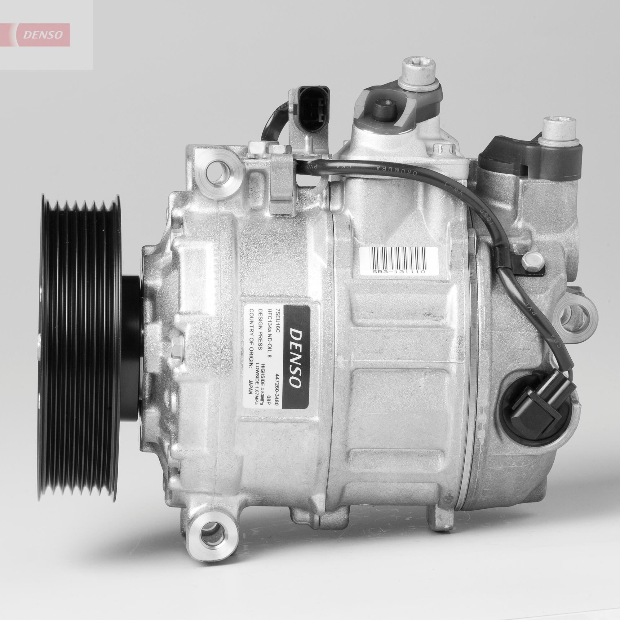 DENSO AC-kompressor DCP02009 AC pumpe DENSO Volvo XC40 DCP02009