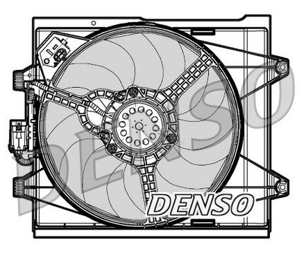 DENSO Kylfläkt DER09048 DER09048 DENSO elfläkt FIAT SCUDO