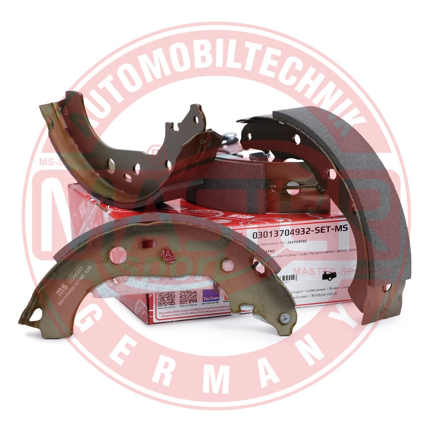MASTER-SPORT Bromsbacksats 03013704932-SET-MS 03013704932-SET-MS MASTER-SPORT trumbromsar PEUGEOT 406