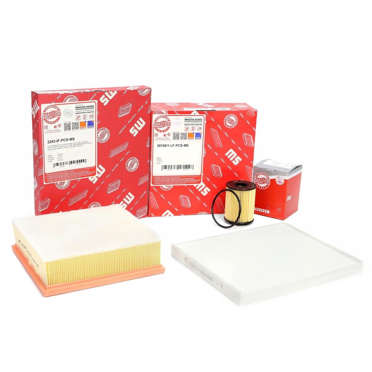 MASTER-SPORT Filtersett 450001412 Filtersett MASTER-SPORT MOKKA 450001412 billige