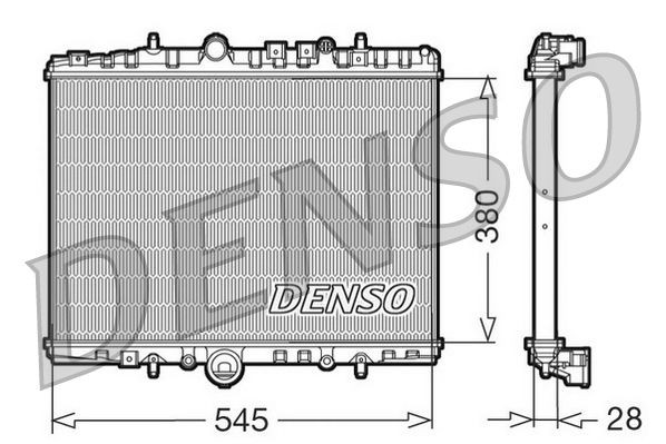 DENSO Ψυγείο, ψύξη κινητήρα DRM07056 Ψυγειο νερου DENSO Peugeot 301 DRM07056