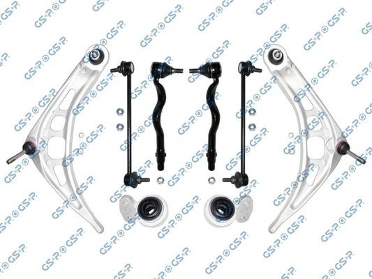 GSP Reparationssats för länkarmar S990031SK S990031SK GSP styrarmssats hjulupphängning PEUGEOT 307