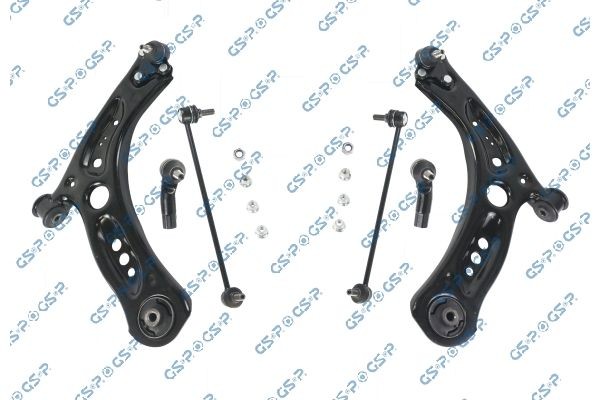 GSP Reparationssats för länkarmar S990061SK S990061SK GSP styrarmssats hjulupphängning VW TOURAN