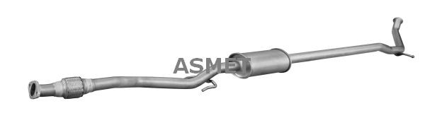 ASMET Uitlaat middendemper 28.019 Smart CITY-COUPE Tussendemper ASMET 28.019