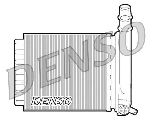 DENSO Varmeelement, kabinevarme DRR07007 Varmeveksler DENSO Fiat TALENTO DRR07007