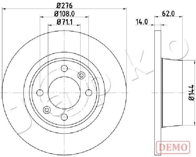 JAPKO Bremseskive 610604C Bremseskive JAPKO BERLINGO 610604C billige