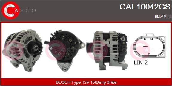 CASCO Alternatore CAL10042GS CAL10042GS Alternatore CASCO MINI Cabrio costo