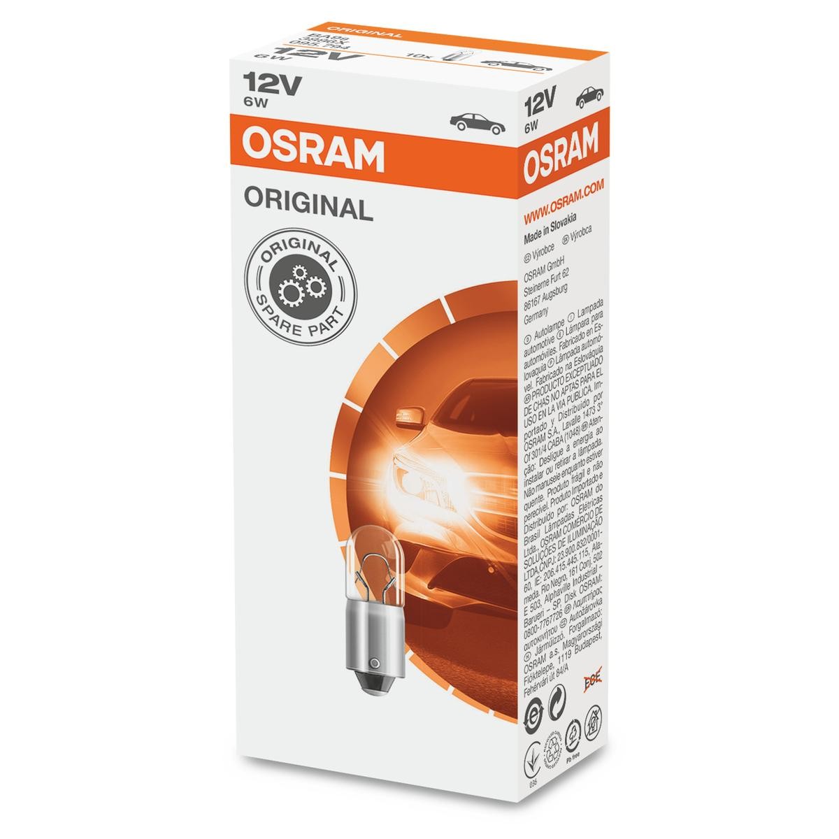 OSRAM Gloeilamp, interieurverlichting 3886X Mercedes-Benz VITO Interieurverlichting OSRAM ORIGINAL LINE 3886X