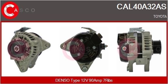 CASCO Ģenerators CAL40A32AS CASCO CAL40A32AS Ģenerators Toyota Camry XV40 cena