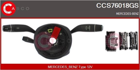 Comutador na coluna de direcção CASCO CCS76018GS CASCO CCS76018GS: Comutador na coluna de direcção Mercedes Classe E 2021