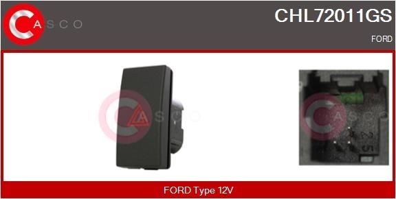 CASCO Alarmlicht schakelaar CHL72011GS CASCO CHL72011GS Waarschuwingsknipperlamp schakelaar Chevrolet LACETTI originele