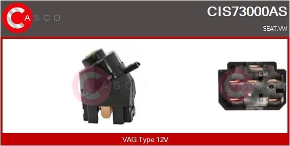 CASCO Tændingskontakt CIS73000AS Tændingslås CASCO Opel MERIVA CIS73000AS