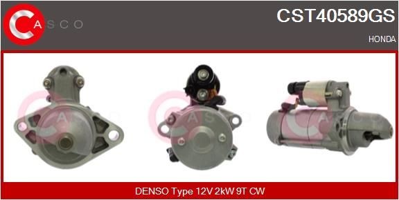 CASCO Startmotor CST40589GS CST40589GS Startmotor CASCO HONDA CIVIC