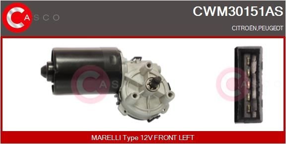 CASCO Scheibenwischermotor CWM30151AS CWM30151AS Heckscheibenwischermotor PEUGEOT 206 CASCO kaufen