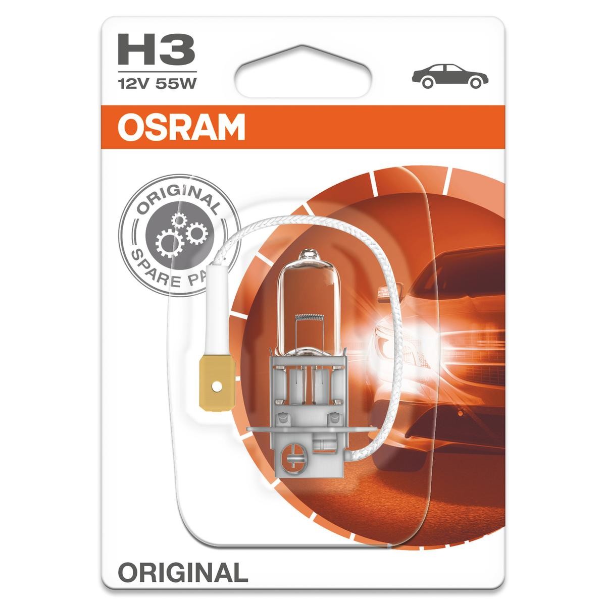 OSRAM Lâmpada, farol de longo alcance 64151-01B OSRAM 64151-01B Lâmpada farol Volvo S90 originais