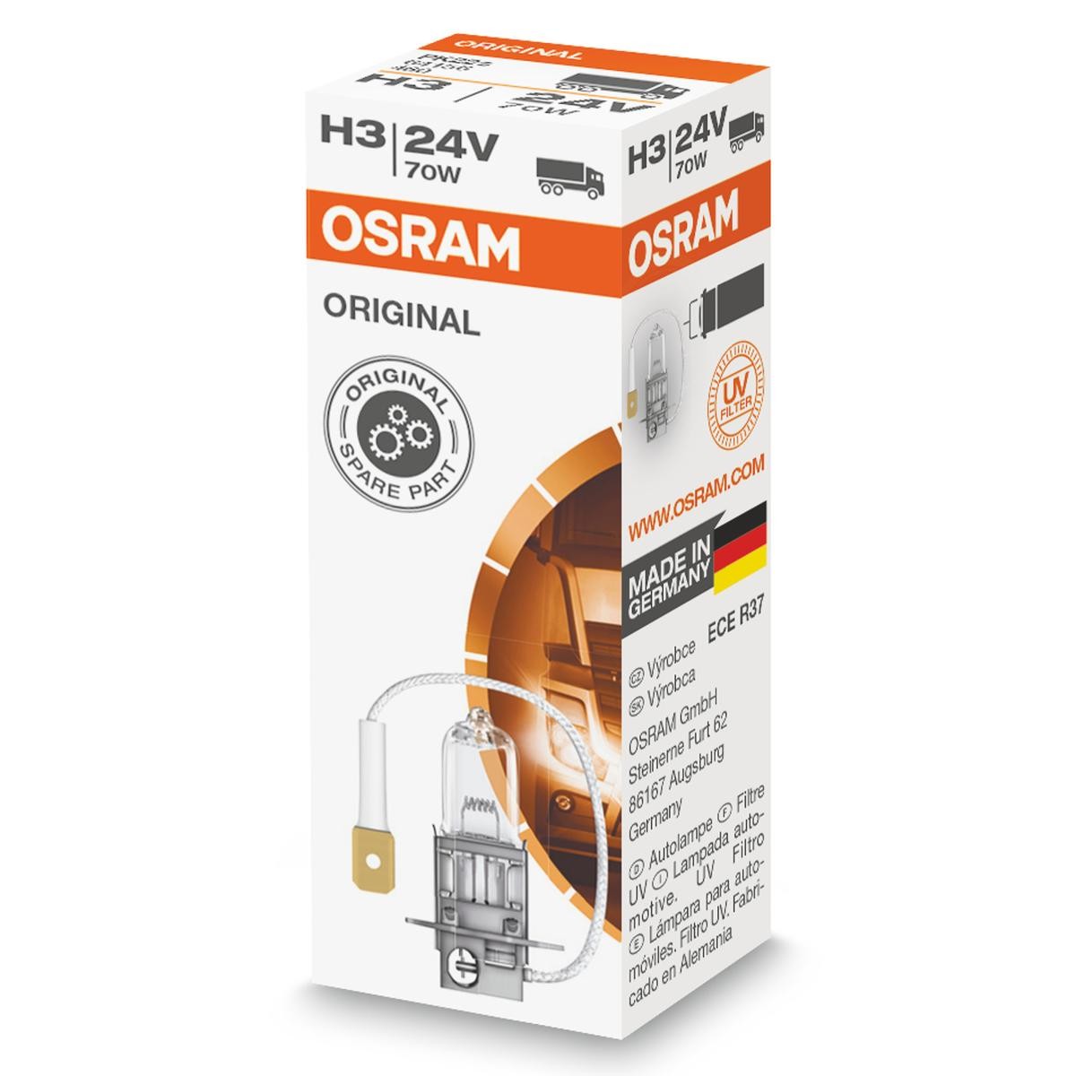OSRAM Hõõgpirn, Kaugtuli 64156 OSRAM 64156 originaal Esitule pirnid Citaro (O 530) hind