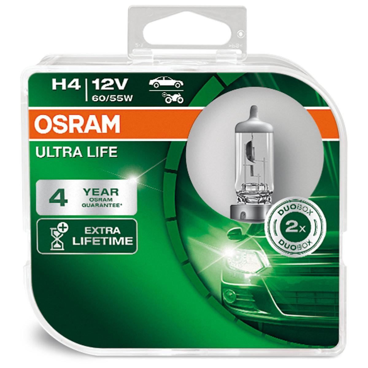 Ampoule, projecteur longue portée OSRAM 64193ULT-HCB OSRAM ULTRA LIFE 64193ULT-HCB: Ampoule projecteur principal Chevy SPARK 2023
