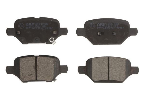 ABE Bremseklodser C2X019ABE Sports bremseklodser ABE Chevrolet S10 C2X019ABE