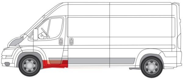 BLIC Bas de caisse 6505-06-2097041K BLIC 6505-06-2097041K Bas de caisse Ducato 3 Van d'origine prix