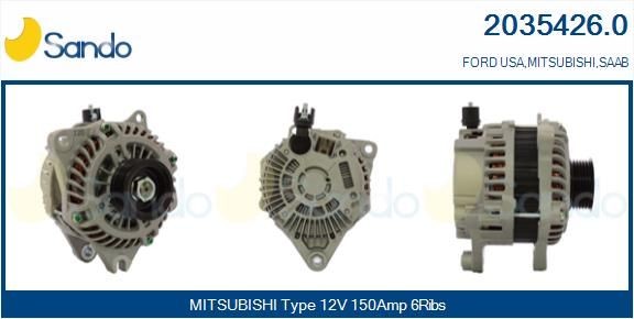 SANDO Alternator 2035426.0 SAAB 96 SANDO alternator 20354260
