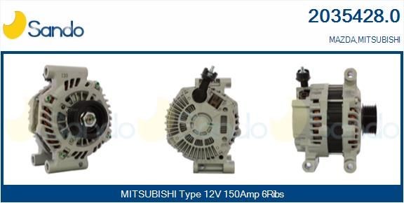 SANDO Alternátor 2035428.0 Alternátor SANDO CX-5 2035428.0 lacné