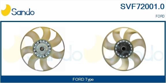 Frizione ventola SANDO SVF72001.0 SANDO SVF72001.0 costo Frizione ventola Ford TRANSIT 2003