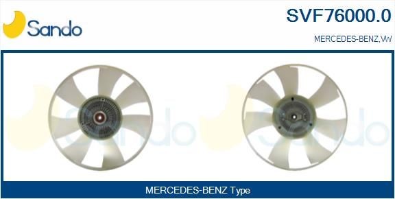 SANDO Embraiagem, ventilador do radiador SVF76000.0 SANDO SVF76000.0 originais Embraiagem ventilador do radiador Mercedes Sprinter 3t Van custo